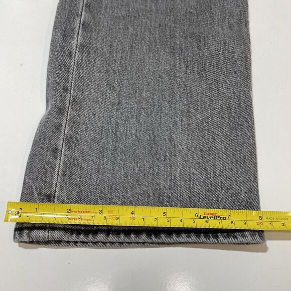 Levis 501 Jeans Men’s Straight Leg Button Fly 34x32 Charcoal Wash Vintage - Picture 5 of 10